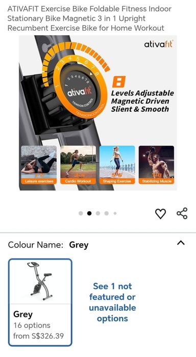 Bicicleta fitness pliabilă