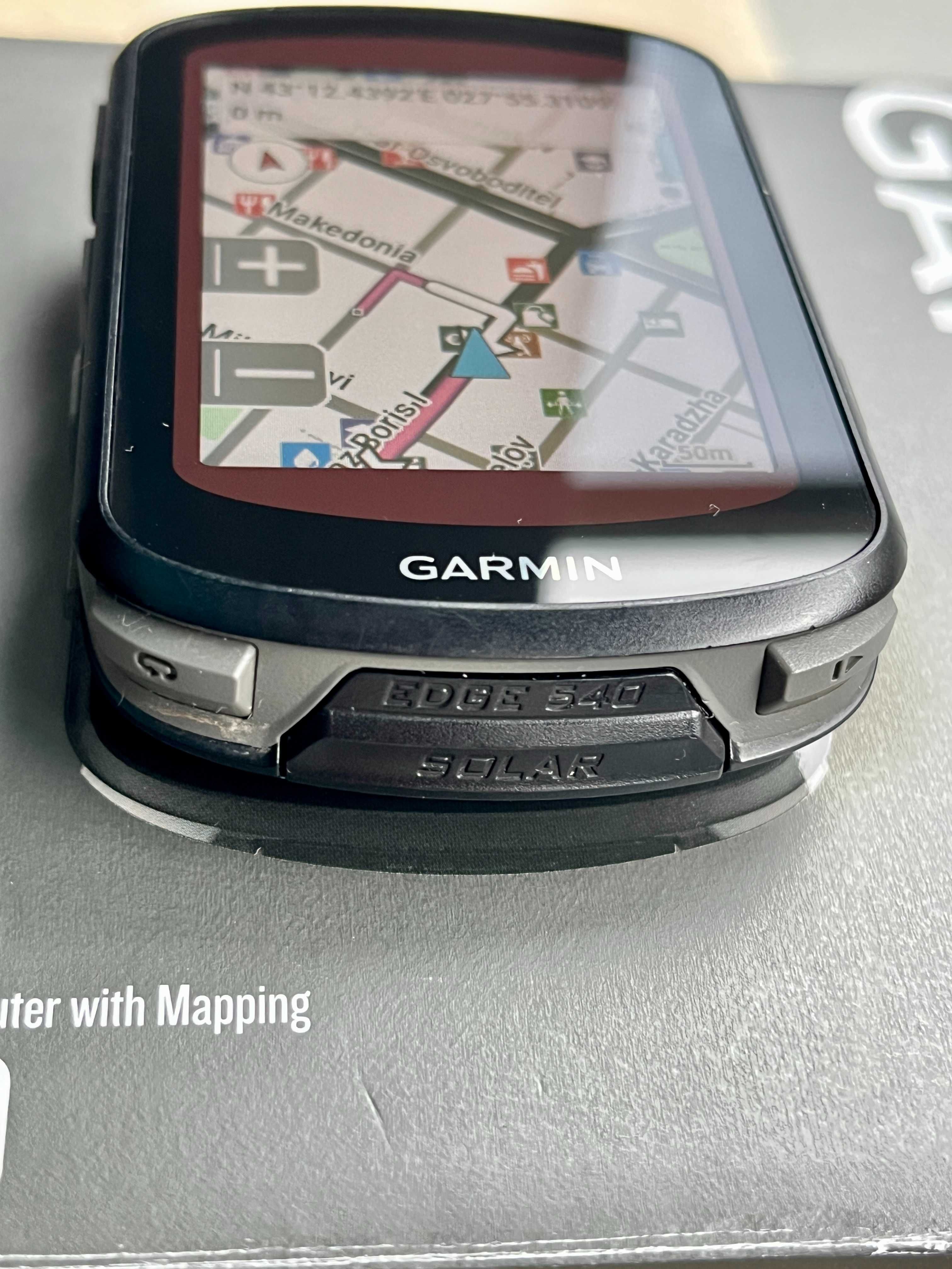 Велокомпютър Garmin Edge 540 Solar – почти нов, отлично състояние