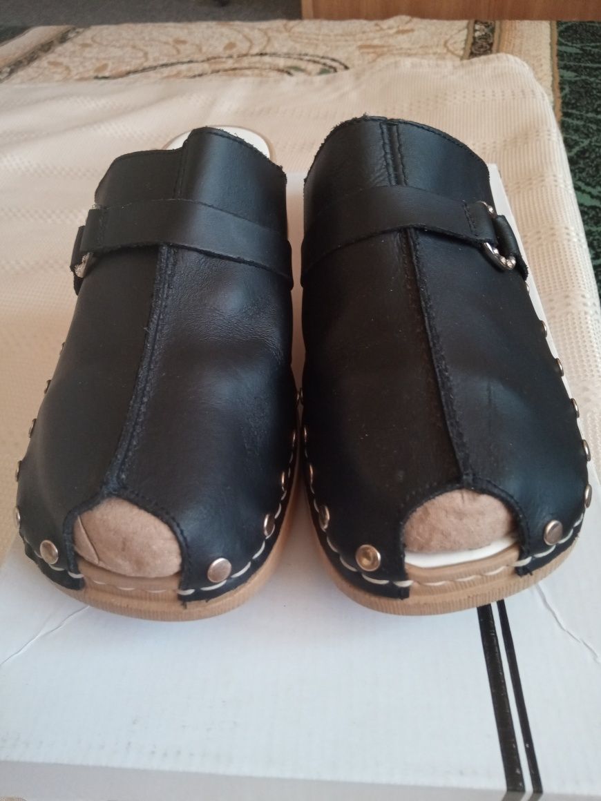 Saboti damă RIEKER piele naturală , mărimea 40