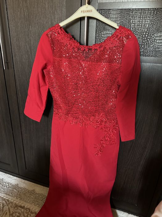 Вечернее турецкое длинное платье