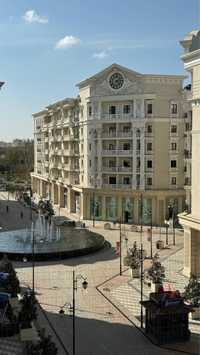 3/5/7 коробка ЖК Boulevard 96 м2 / прямой вид на Ташкент Сити и фонтан