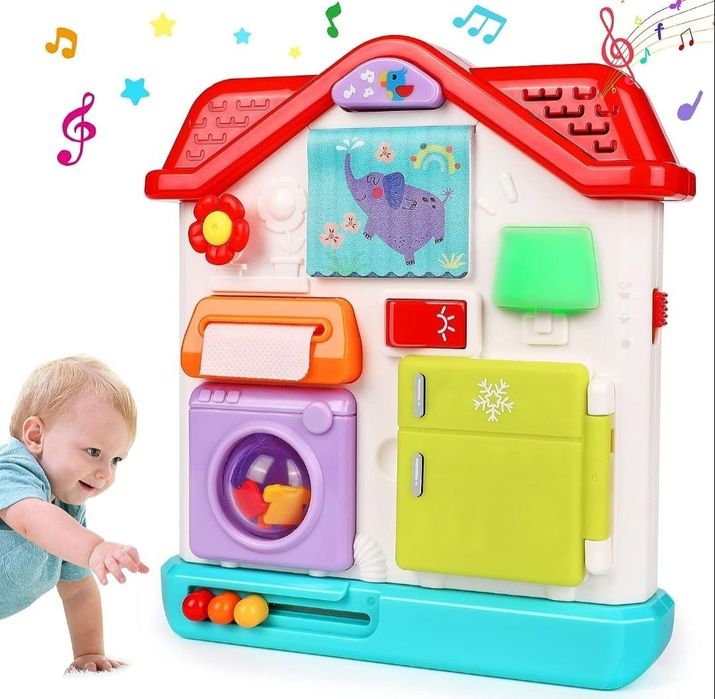 Детский Развивающие игрушечный домик Монтессори со звуками Hola