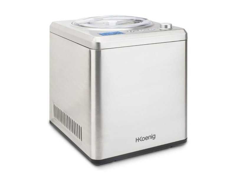 Машина за Сладолед  с Охлаждаща Функция H.Koenig HF340, 2L