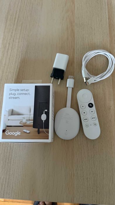 Google Chromecast TV, 4K, HDMI, Bluetooth, Wi-Fi, Alb, NOU