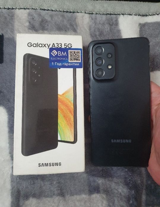 Srochna Sotiladi Samsung Galaxy A33 6+6/128gb 5G Black yengi madel