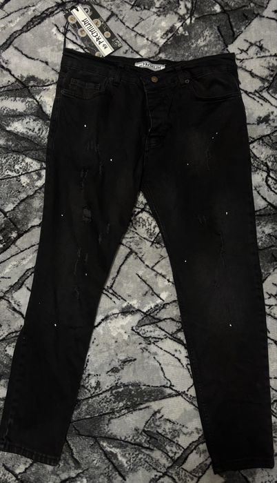 Мъжки черни дънки