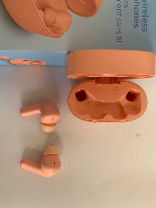 Безжични слушалки Philips - TAT2206PK/00, TWS, розови