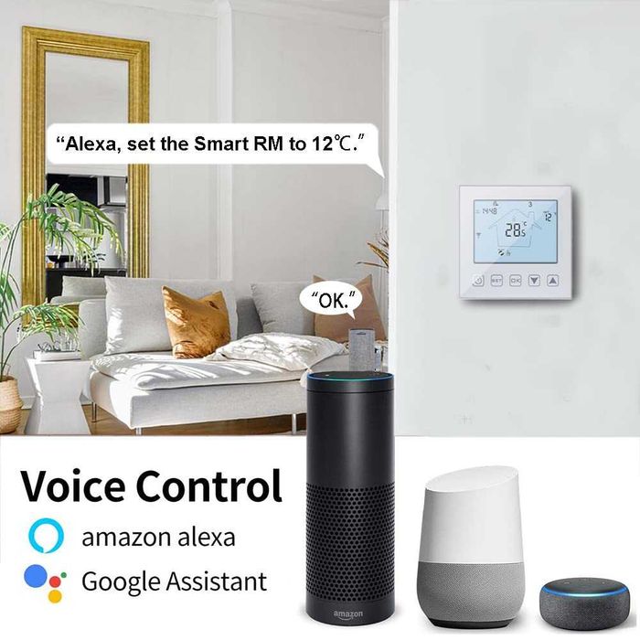 Termostat SMART WiFi, KetoTeK,incalzire pardoseala, REDUS de la 215RON