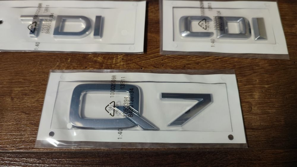 3D  Надписи за Audi и Mercedes