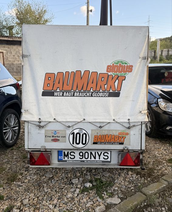 Remorca cu prelata 750 kg