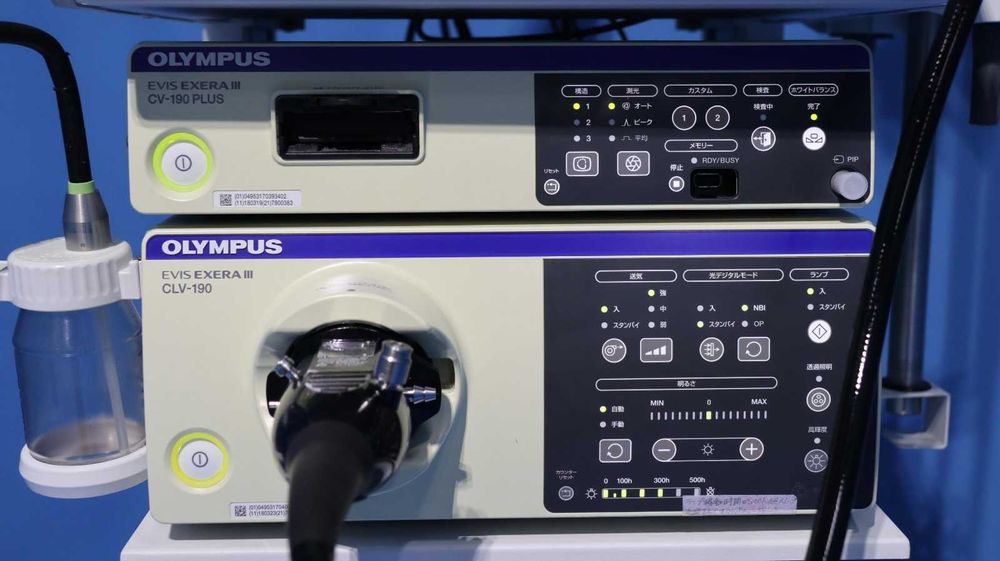 OLYMPUS, гастроскоп б/у. Полная стойка.