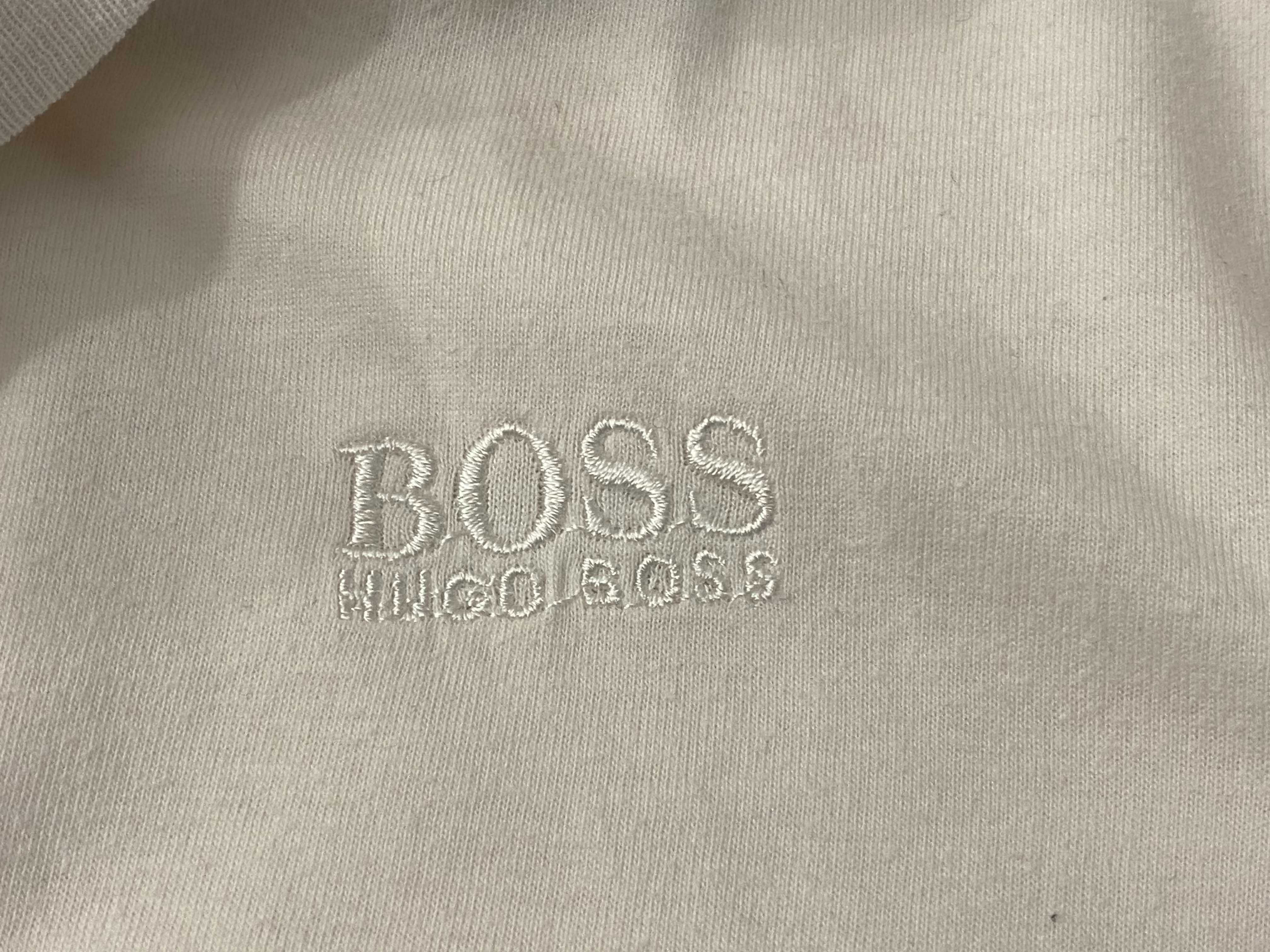 Tricou Hugo Boss alb ivory S barbati