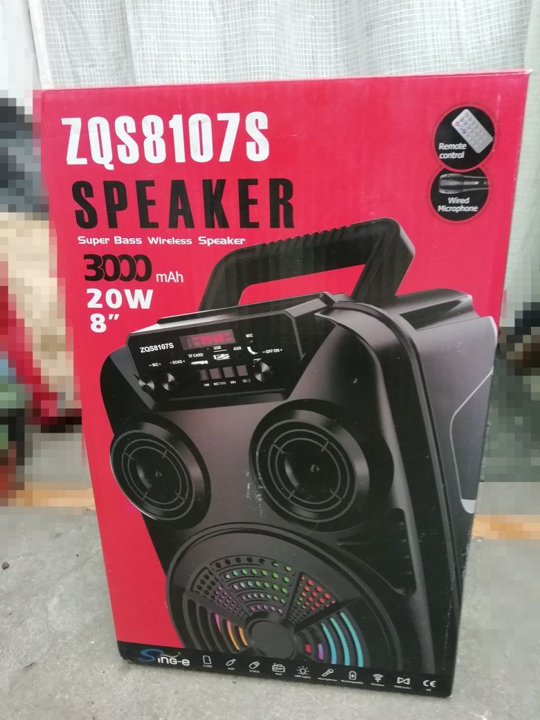 Speaker Bluetooth Karaoke