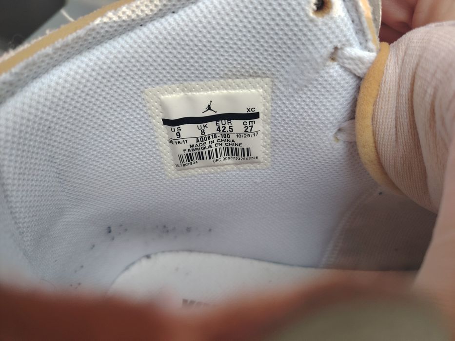 Nike air jordan1 off white 42.5