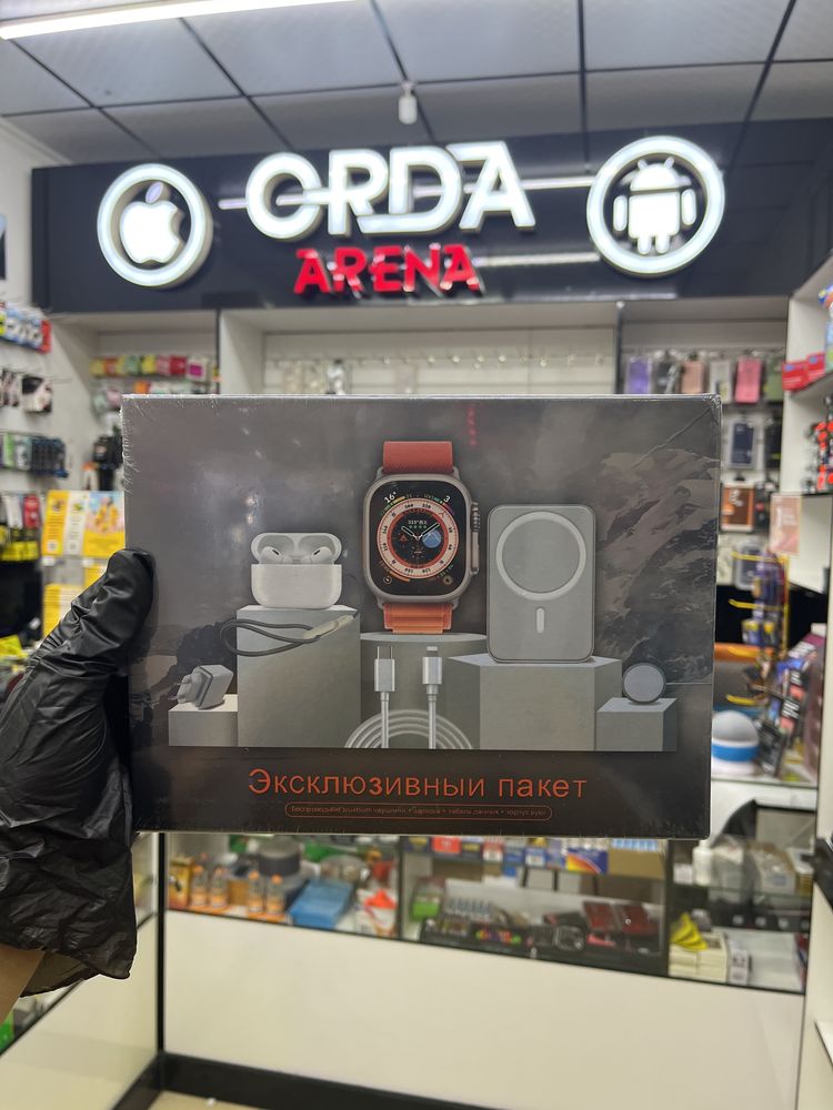 Набор Комбо ОПТОМ / Эксклюзив пакет / APPLE WATCH / AIRPODS