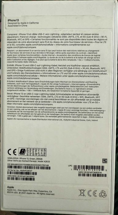 iPhone 13 – 256GB – Зелен цвят – Отлично състояние