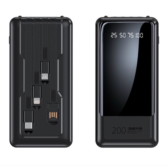 Пауэрбанк 10000 мАч черный