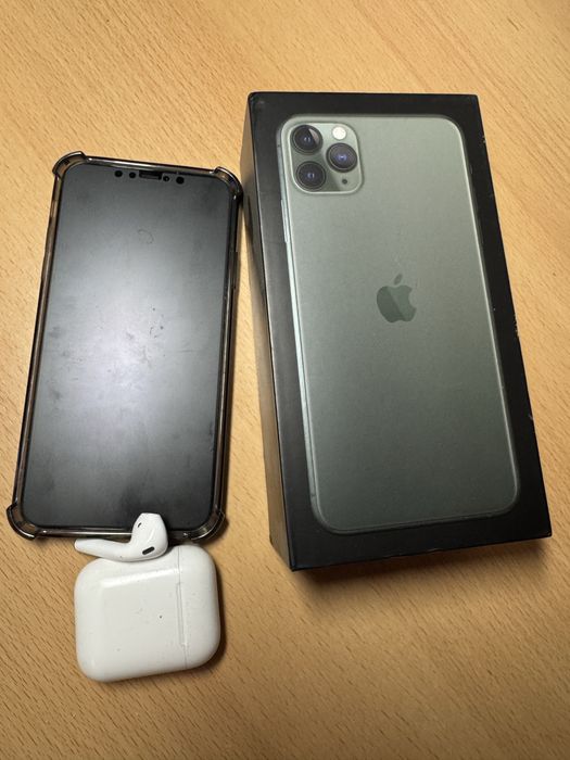 Iphone 11 pro max 512 gb + наушники