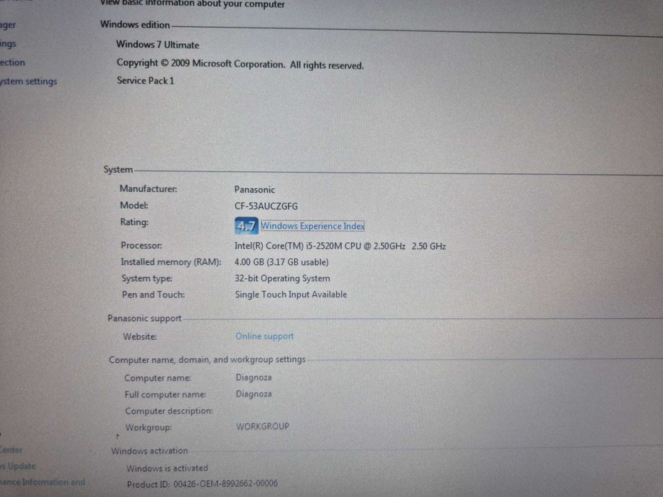 Panasonic Toughbook Cf-53