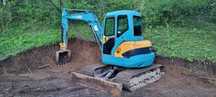 Excavator kubota 5 tone
