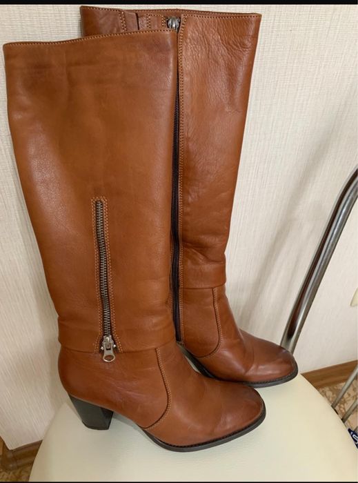 Продам сапоги зимние кожанные (производство Бразилия)