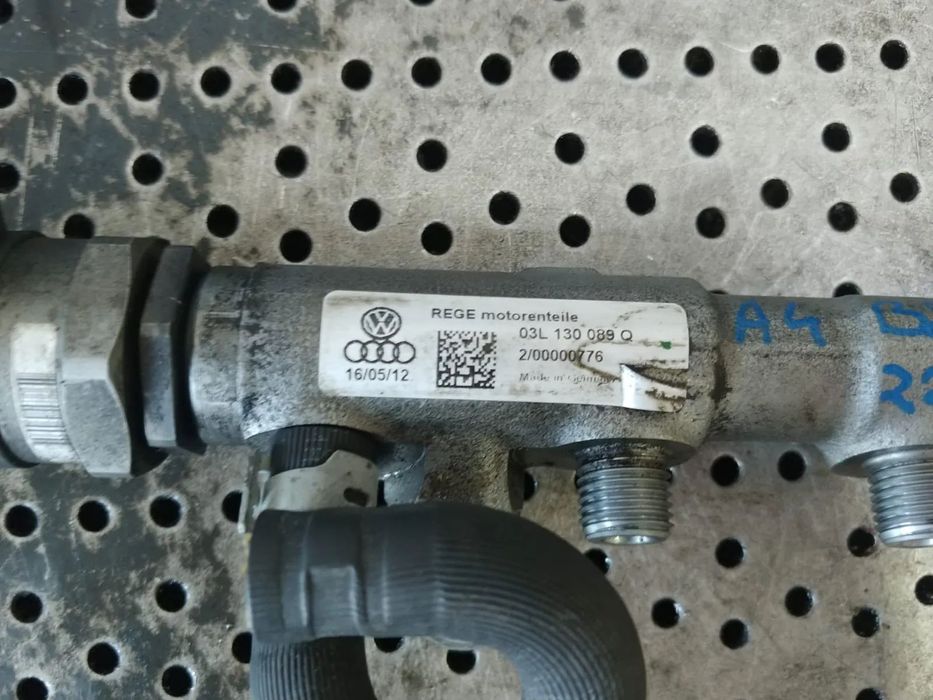 Rampa injectoare cu senzor audi a4 b8 8k audi a5 a6 seat exeo vw golf 6 2.0 tdi 03l130089q