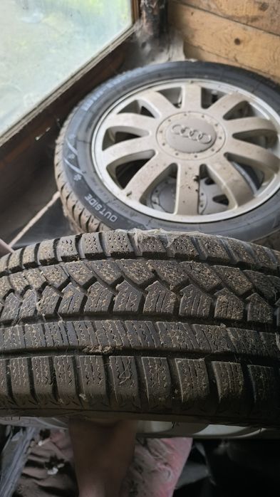 Jante 5x112 R16 cu cauciucuri de iarna