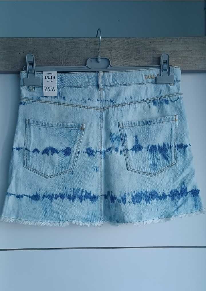 Нова дънкова пола "ZARA", 13-14г-164р
