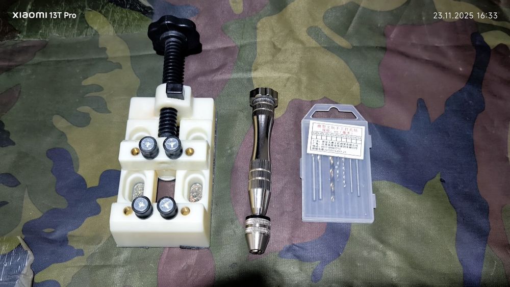 Дрель ручная мощная для рыбалки