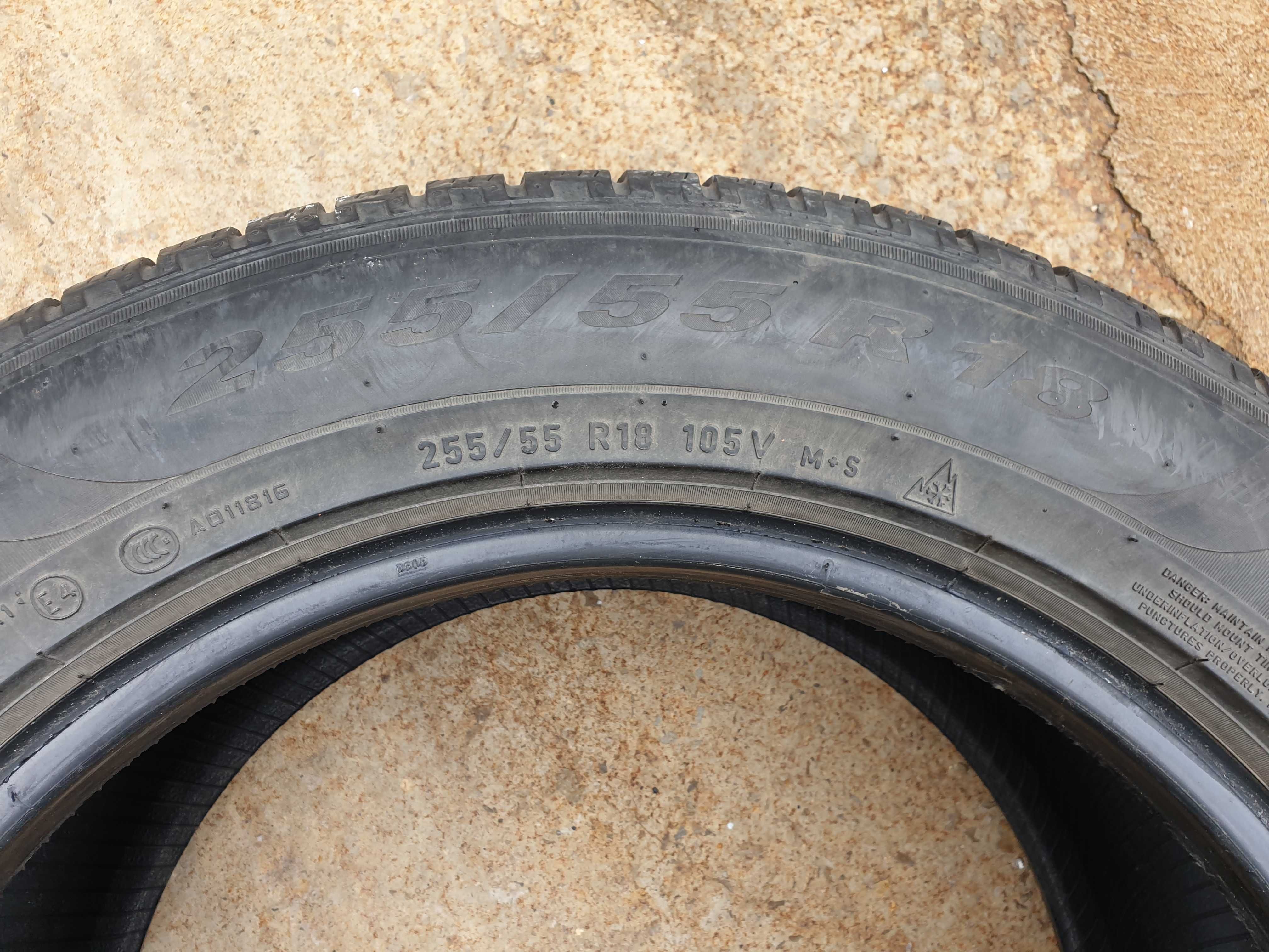 Продавам зимни гуми Pirelli 255/55 R18 105V