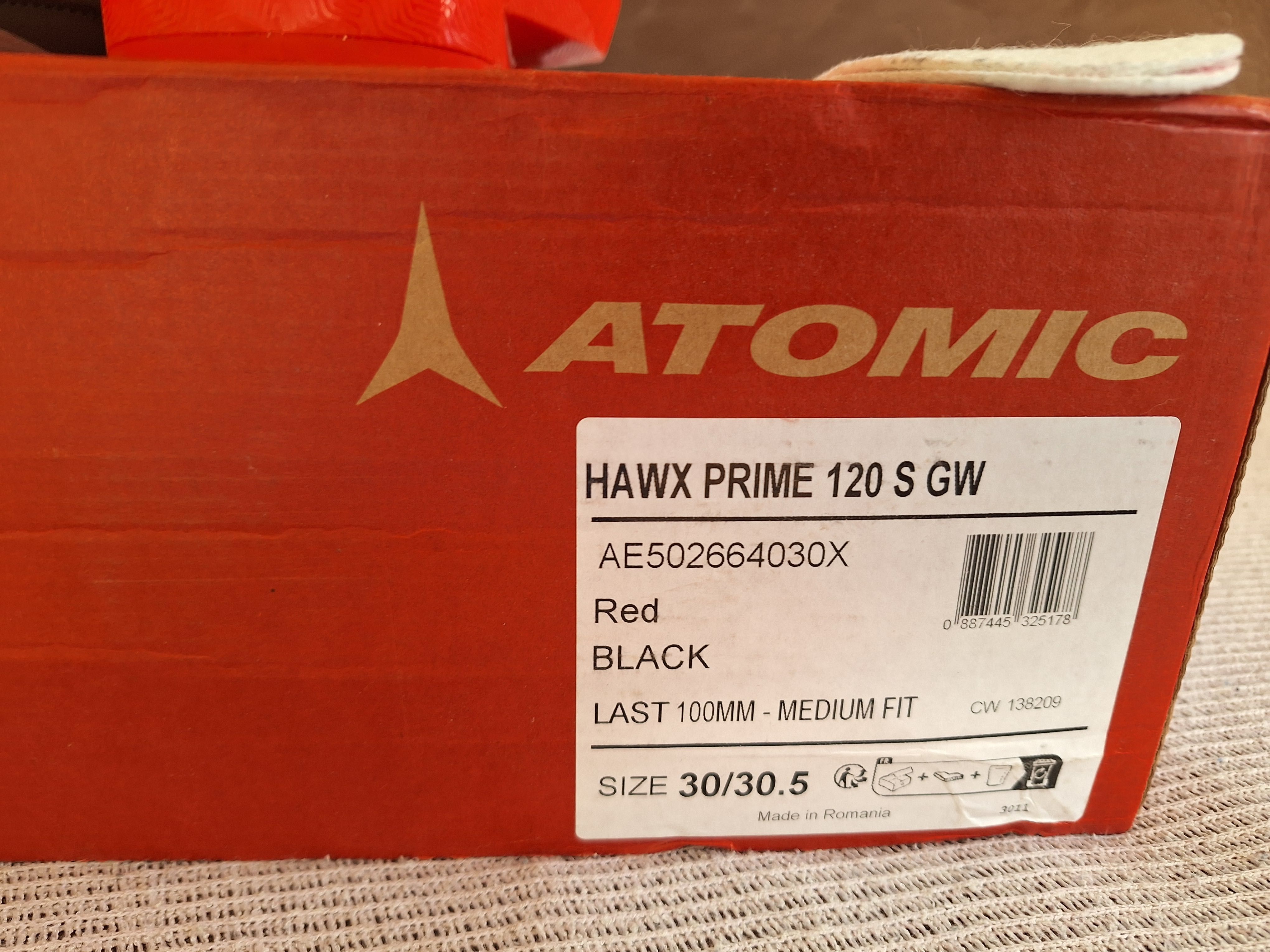 Мъжки ски обувки Atomic Hawx Prime 120, размер 30-30.5