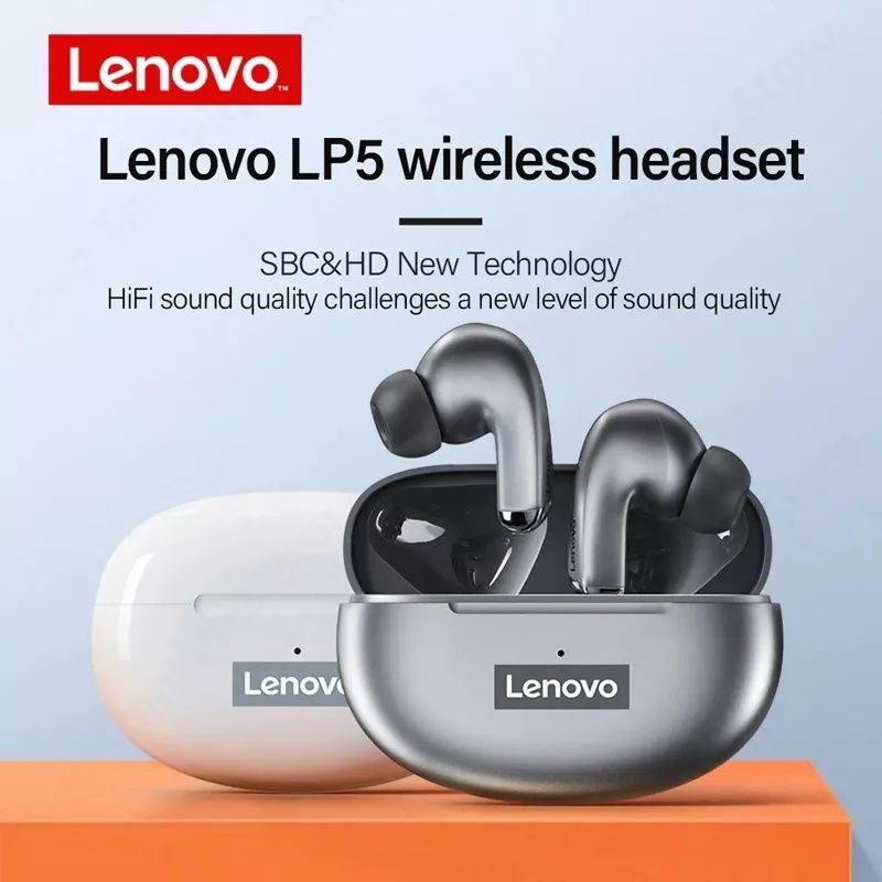 Bluetooth Lenovo  thinkplus LivePots LP5 безжични слушалки