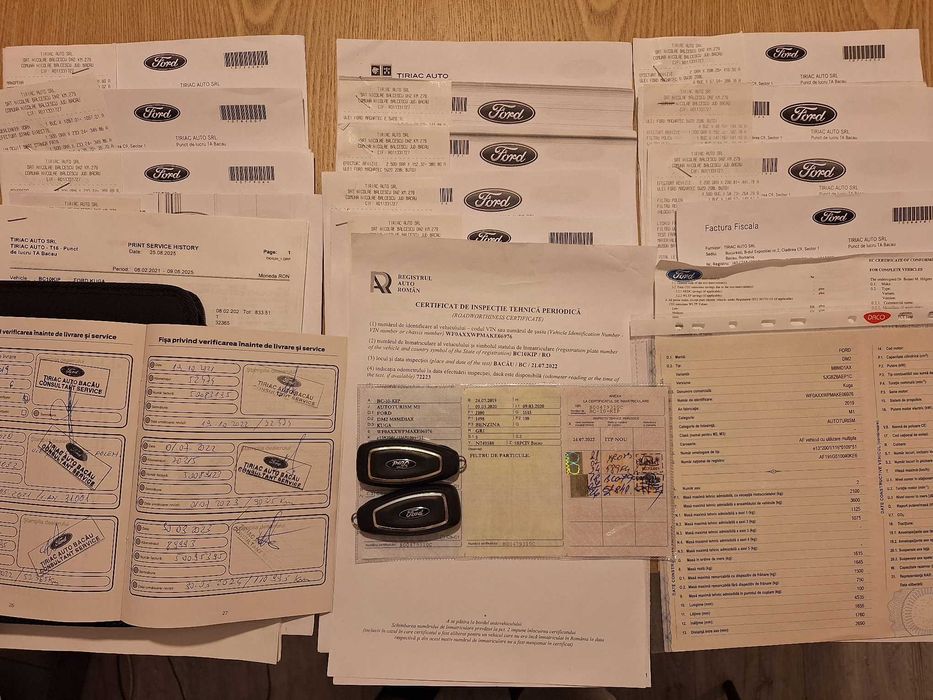 De vânzare: Ford Kuga 2019  1.5 Benzină 156.000 km Istoric -TiriacAuto