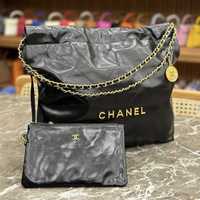 Естествена кожа Chanel 22 Large Handbag