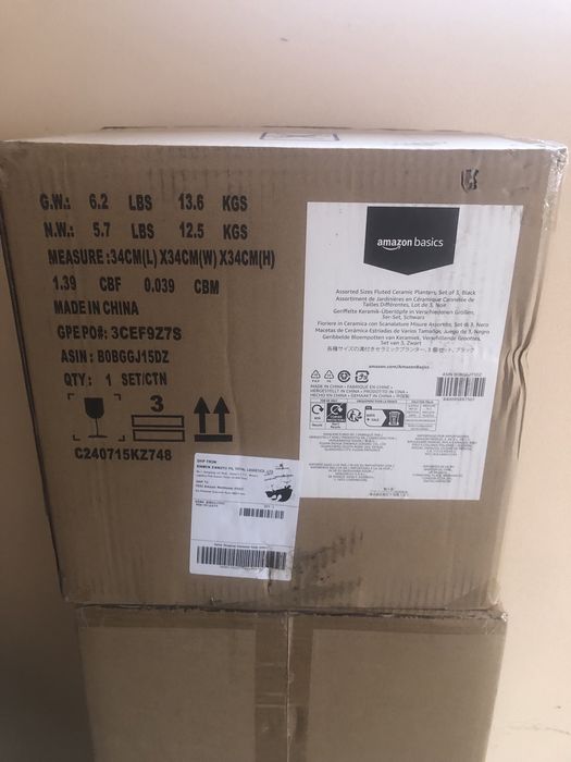 Vand ghivece flori portelan