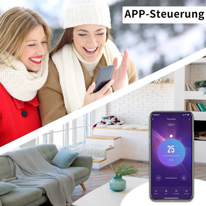 Termostat  digital pentru încălzire, termostat pentru radiator WLAN