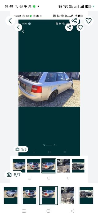 Piese motor cutie automata ușa bara faruri volanta audi A6 C5 2.5tdi