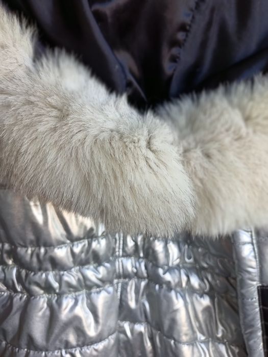 Парка с естествен косъм от лисица
