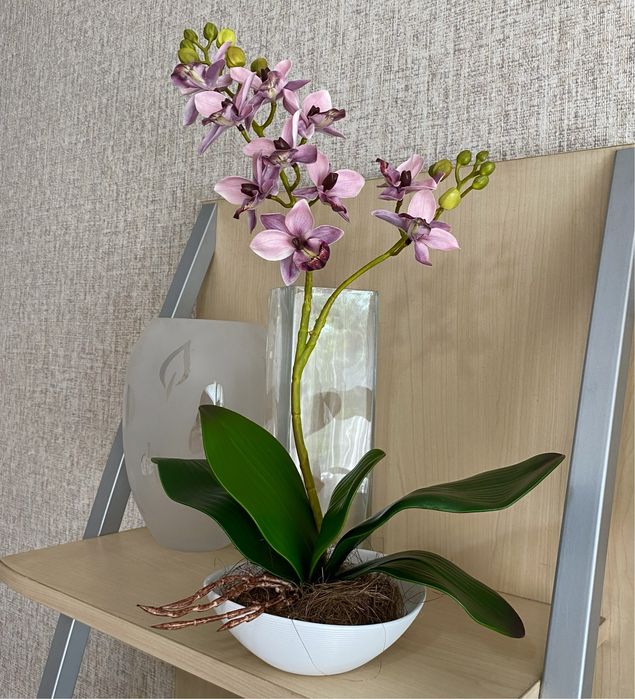 Искусственная орхидея латекс