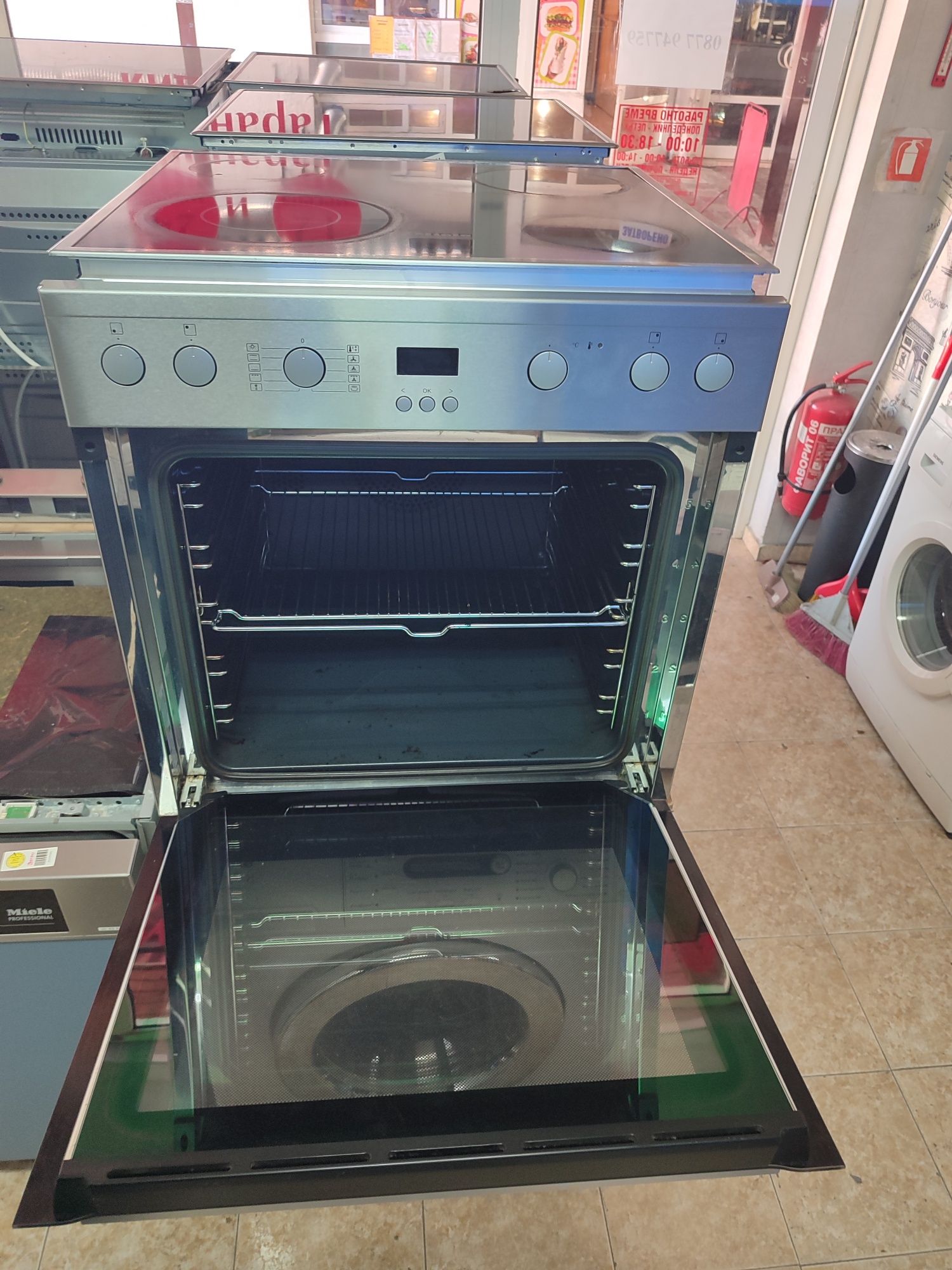 Фурна с котлони Miele H2363E - 76литра.