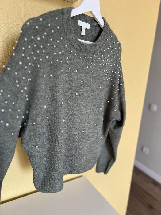 Кофта с бусинами от H&M