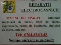 Reparatii masini de spalat, electrocasnice