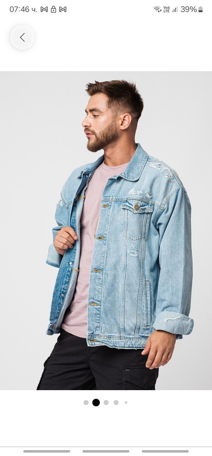 Дънково яке Jack & Jones - M