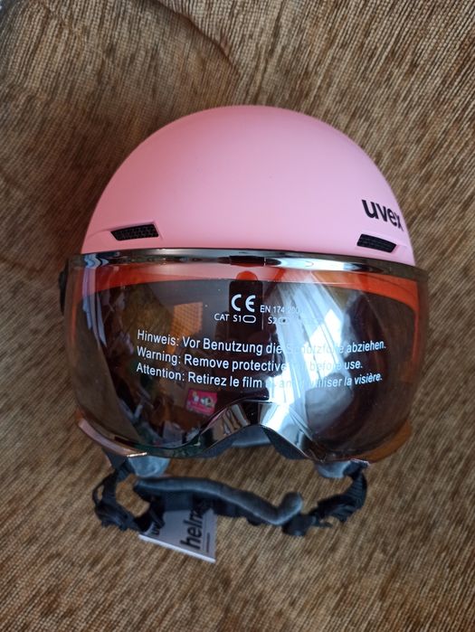 Casca schi ski Uvex Rocket junior Pink confetti. (NOUĂ)