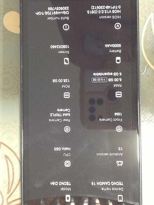 Tecno camon 19 sotiladi