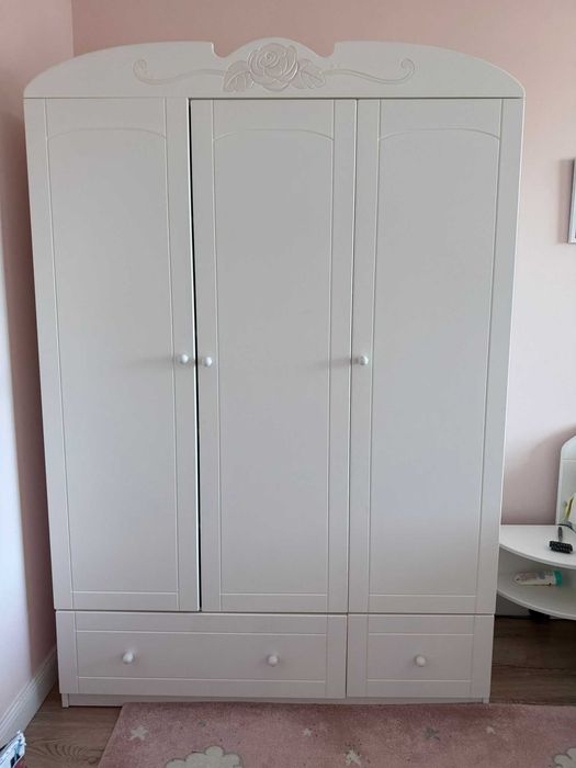 Dormitor fetita Mobexpert gama White Flowers