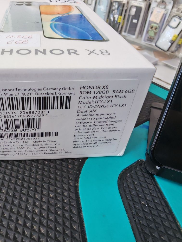 Honor X6, 6/128 GB, Nou, Garanție