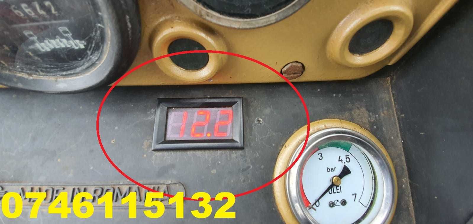 Ceas Verificare Stare Acumulator-Incarcare-Voltmetru-Tractor-Auto - T8