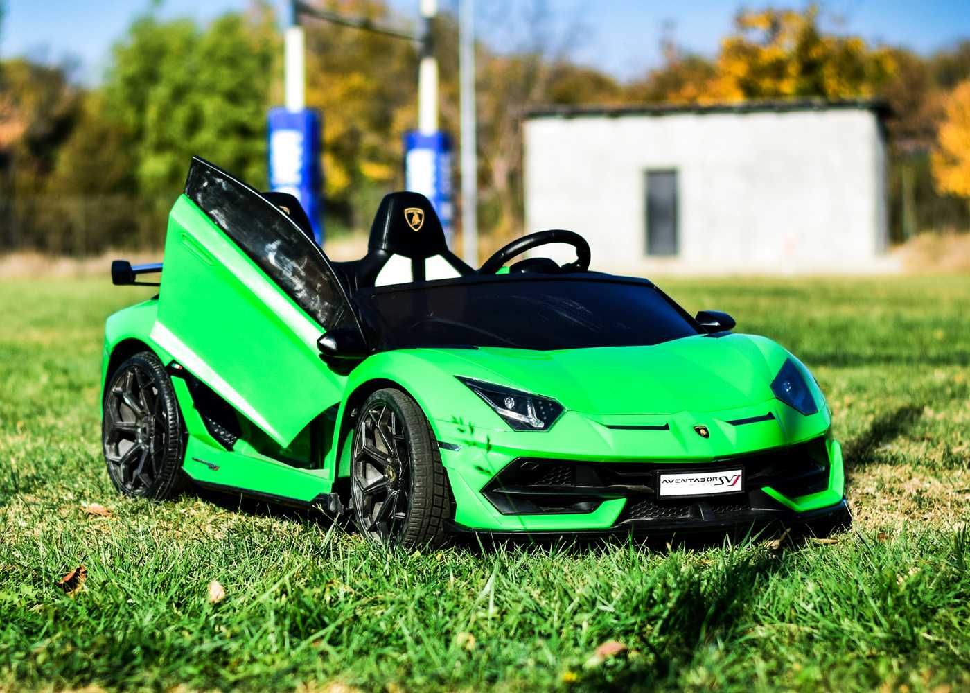 Masinuta electrica, Lamborghini SVJ, 24V, 500W, Drift Edition, verde