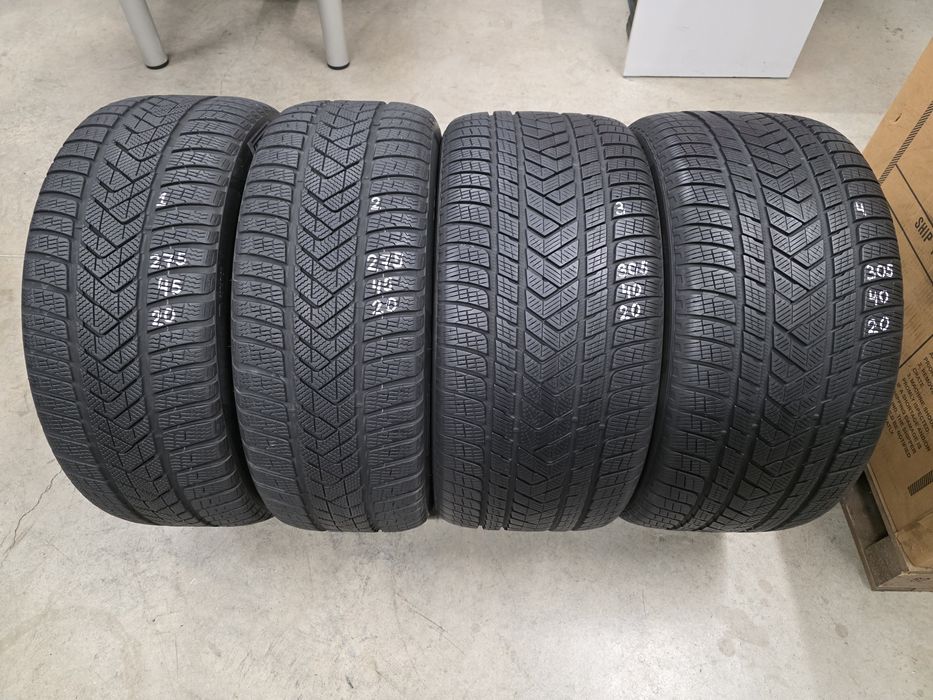275/45R20- & 305/40R20- PIRELLI WINTER Неразличими от НОВИ RUN FLAT
